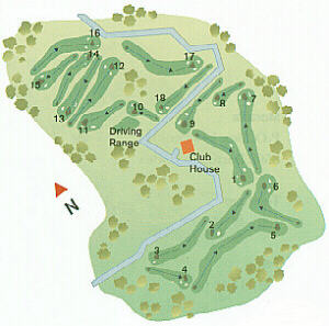 Palmares Golf Course Map